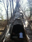 Learning wigwam, May 2015.